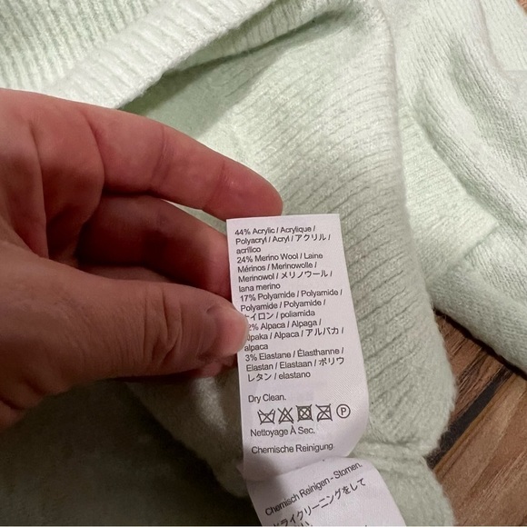 J. Crew Stretch-wool V-neck tunic sweater - Picture 9 of 11